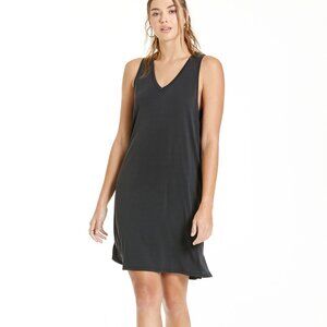 NWT - Another Love Calla Sleeveless T-Shirt Dress in Black